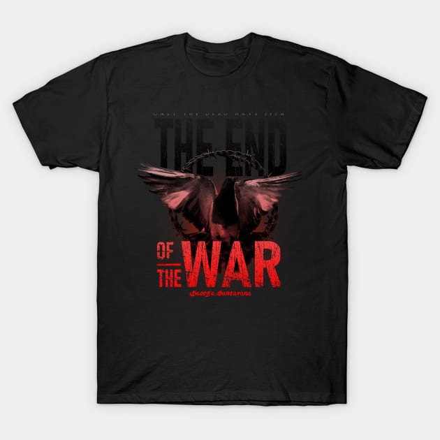 The End of the War - Heavy Metal - Dark Design T-Shirt by Carbon Love